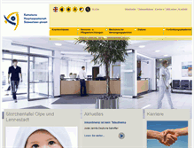 Tablet Screenshot of hospitalgesellschaft.com